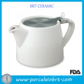 Hot Sale Custom Ceramic Tea Pot with Stainless Infuser